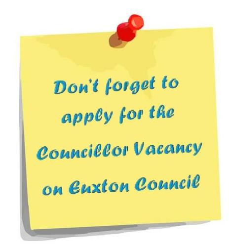 CLOSED Councillor Vacancy on Euxton Council