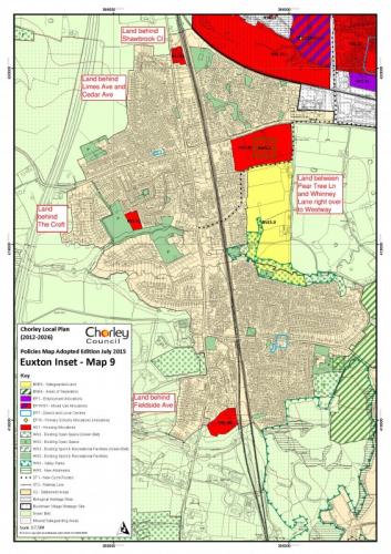 Euxton Green belt under new threat from house building