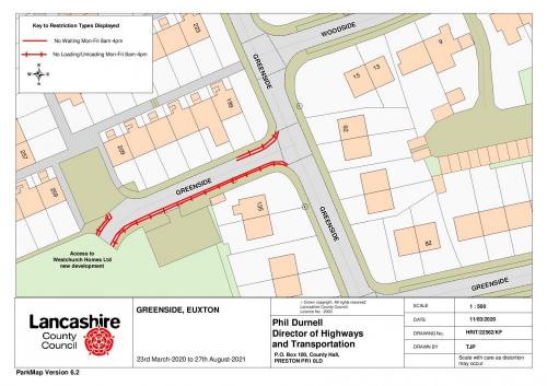 LCC consultation on parking prohibition on Greenside