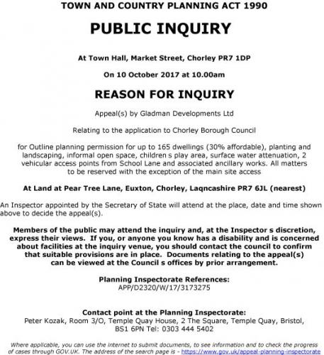 Gladman Planning Inquiry